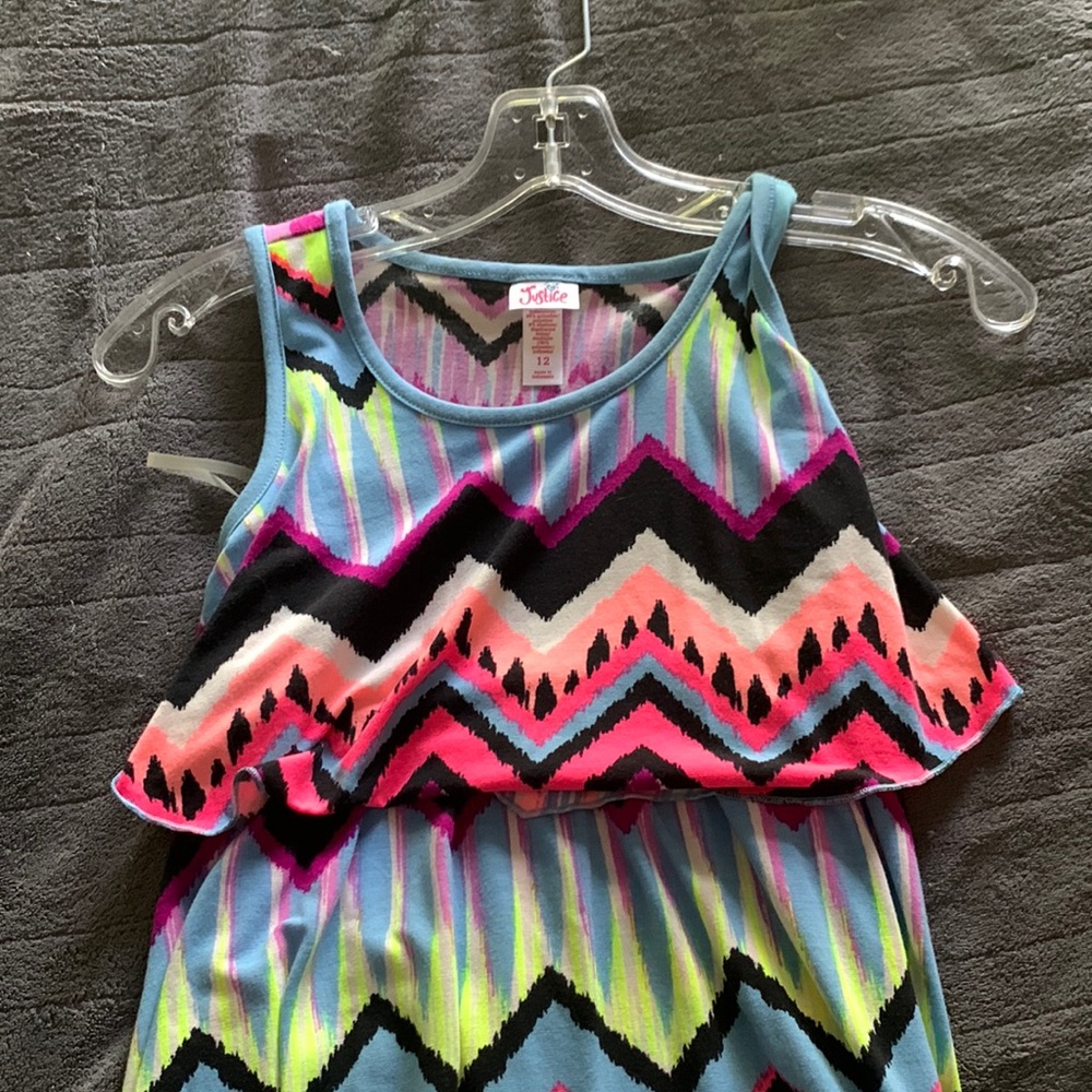 Girls Neon Summer Dress
